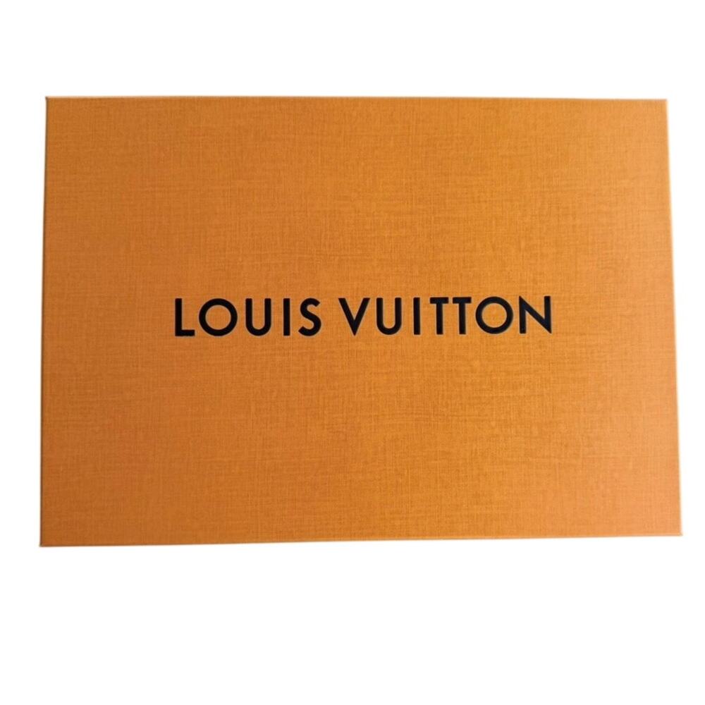 Louis Vuitton Shoe Box Authentic Orange Home Decor Display Storage Resale